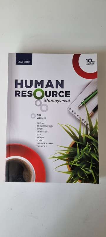 Human Resource Management. 10th Edition. By Nel and Werner. BRAND NEW AND UNREAD.