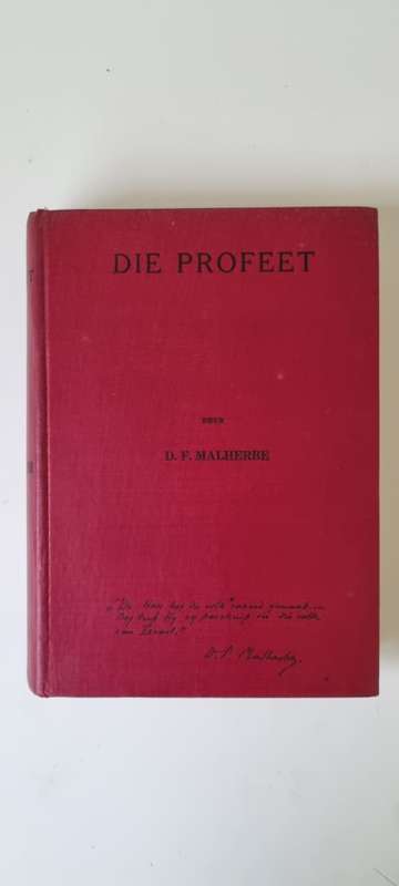 Die Profeet, Eerste Uitgawe. deur D.F. Malherbe