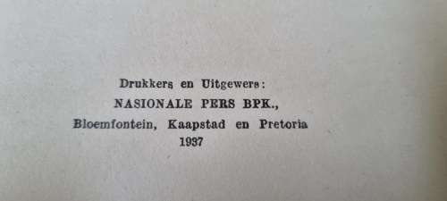 Die Profeet, Eerste Uitgawe. deur D.F. Malherbe