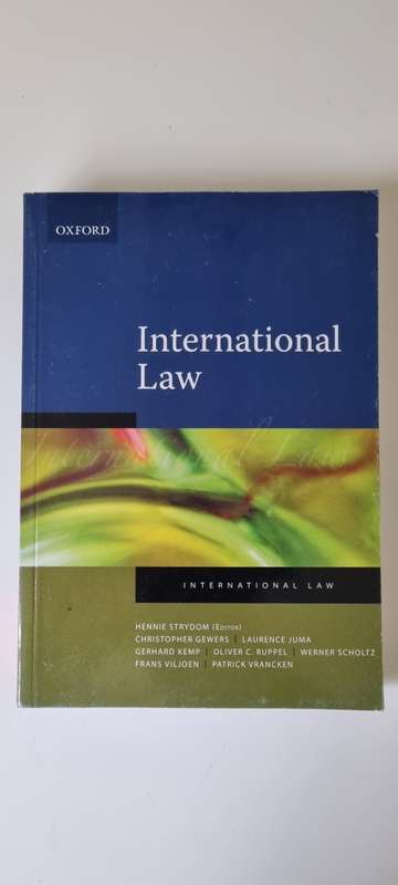 International Law by Hennie Strydom ( editor ). NEW.