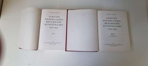 Lexicon Nederlandse Beeldende Kunstenaars. 1750-1950. 2 Volume Set. By Pieter Scheen