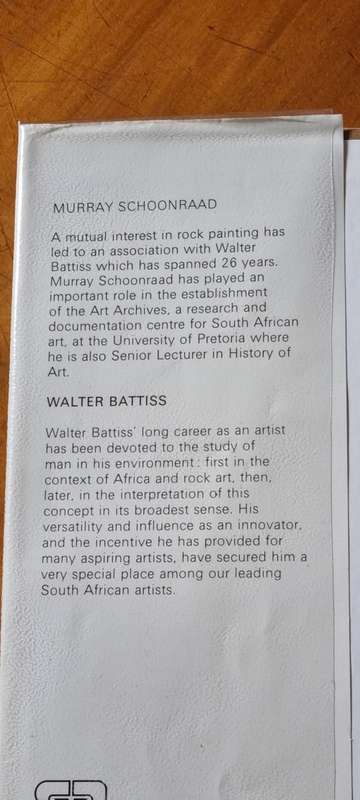 Walter Battiss by Murray Schoonraad. Excellent condition hardback in very good dust protected dj.