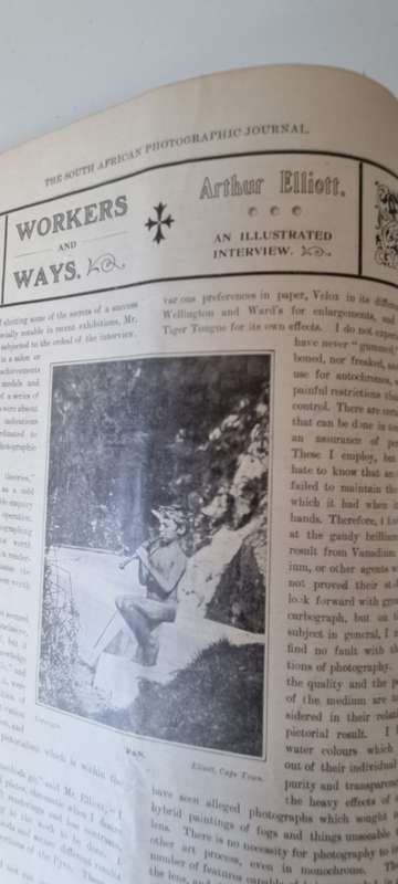 The South African Photographic Journal. Volume 1. Numbers 1 to 11. February 1908 to January 1909.