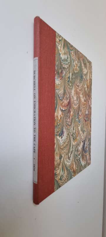 Hints on Emigration to the Cape of Good Hope by W.J. Burchell. EARLY 1820 ISSUE.