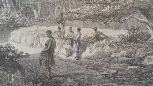 Thomas Bowler Original 1864 Victorian Engraving. Blinkwater Hill.