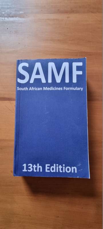 SAMF. 13th Edition. South African Medicines Formulary. UNUSED AS NEW. REDUCED PRICE, BARGAIN.