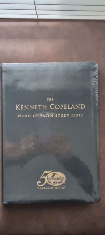 The Kenneth Copeland Word of Faith Study Bible. Modern English Version. NEW IN SHRINKWRAP. 50 Years.