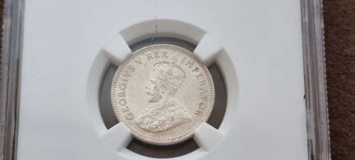 1936 South Africa 6 d ( sixpence ) NGC graded MS 62 mint state uncirculated!