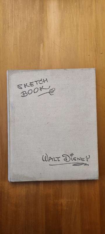 RARE Sketch Book Disney, Walt Publication Date: 1938. 12 beautiful raised plates Snow White Dwarves