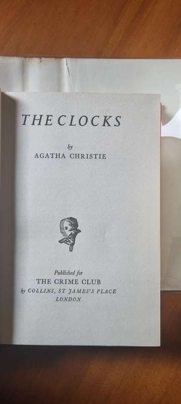 Agatha Christie. The Clocks. FIRST EDITION IN UNCLIPPED  DUST JACKET . VERY GOOD CONDITION INDEED!