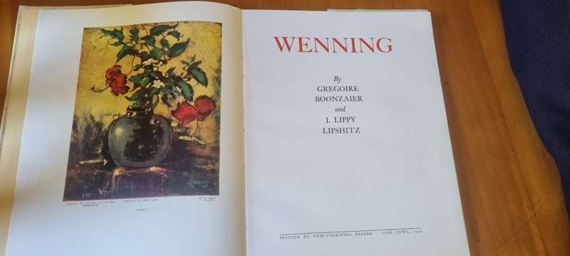 Wenning. SIGNED AND INSCRIBED BY Gregoire Boonzaier and Lippy Lipshitz to Laurie Wale