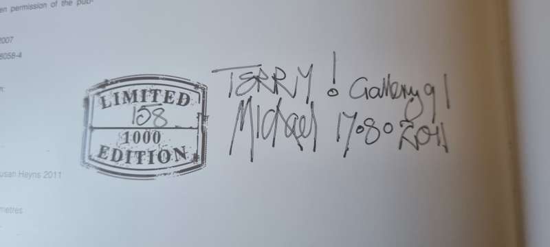Michael Heyns. Kronologies/ Chronological. SIGNED DATED AND INSCRIBED LIMITED NUMBERED EDITION