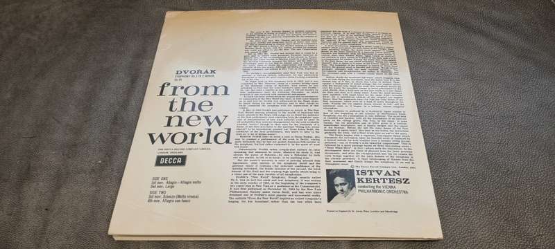 Dvorak From the New World Symphony Decca SXL 2289 Stereo  Istvan Kertesz.  FIRST EDITION. WBG ED1 LP