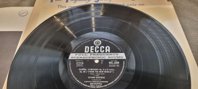 Dvorak From the New World Symphony Decca SXL 2289 Stereo  Istvan Kertesz.  FIRST EDITION. WBG ED1 LP