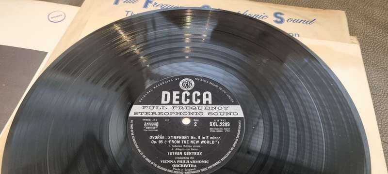 Dvorak From the New World Symphony Decca SXL 2289 Stereo  Istvan Kertesz.  FIRST EDITION. WBG ED1 LP