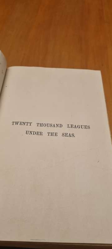 Twenty Thousand Leagues Under The Seas. 1873 ENGLISH FIRST EDITION. Verne, Jules