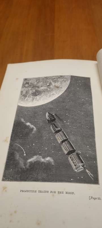 From the Earth to the Moon Direct in 97 hours 20 minutes: and a trip round it. 1875 !! Verne, Jules