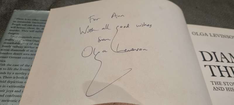 Diamonds in the Desert. The Story of August Stauch and his times. SIGNED AND INSCRIBED BY AUTHOR.
