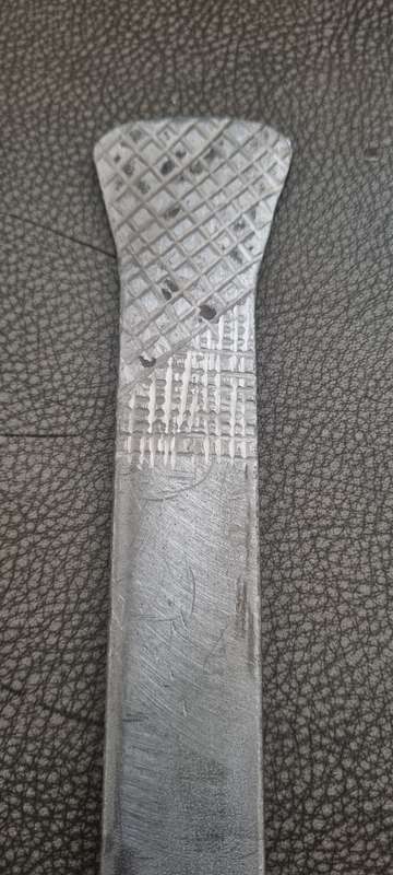 Pry Bar Hand Made with vintage beautiful hand carving at tip! Huge. 32 cm length.  Diving, Fishing