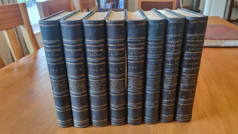 The Works of William Shakespeare. Notes and Introductions to each play  Edited by Henry Irving. x 8!