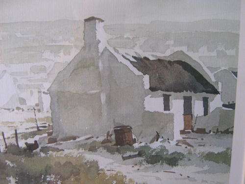 Arniston Cottages. Douglas Treasure Signed Limited Edition Framed Print. Excellent Condition.