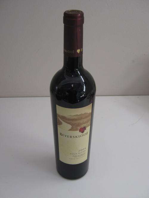 Beyerskloof 2004 Field Blend 75% Cabernet Sauvignon 25% Merlot.. Unobtainable. Reduced. ONE LEFT!