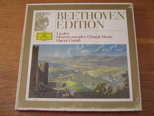 Beethoven : The Complete Lieder (Songs) , Choral Music, Opere Corali. 7 LP BOX SET ex. condition.
