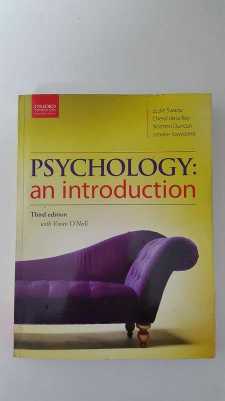 Psychology: an introduction. Third Edition by Swartz.