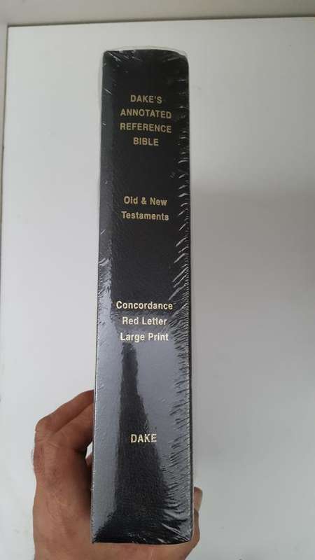 Dake's Annotated Reference Bible. Large Print. Concordance. Red Letter.
