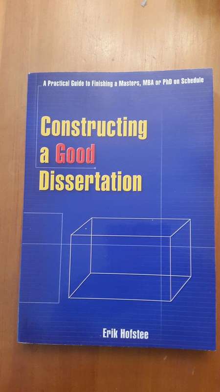 NEW Constructing a Good Dissertation. By Erik Hofstee. Bargain price.