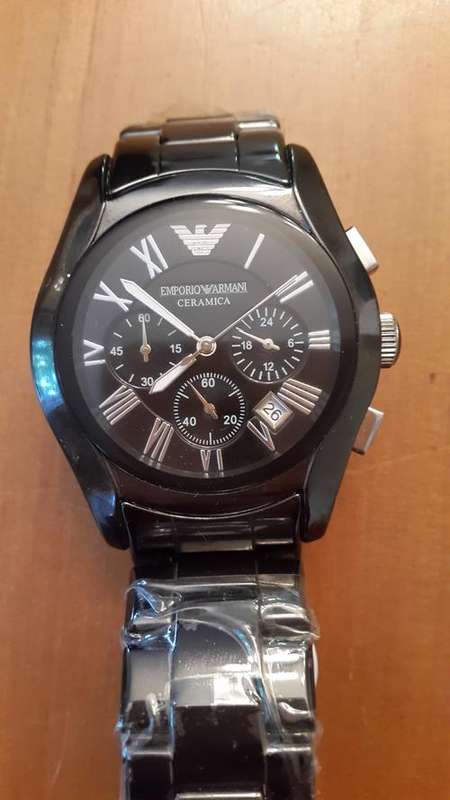 NEW  Emporio Armani AR1400 - Ceramica Watch. BRAND NEW, STRAP STILL WRAPPED. BARGAIN START..