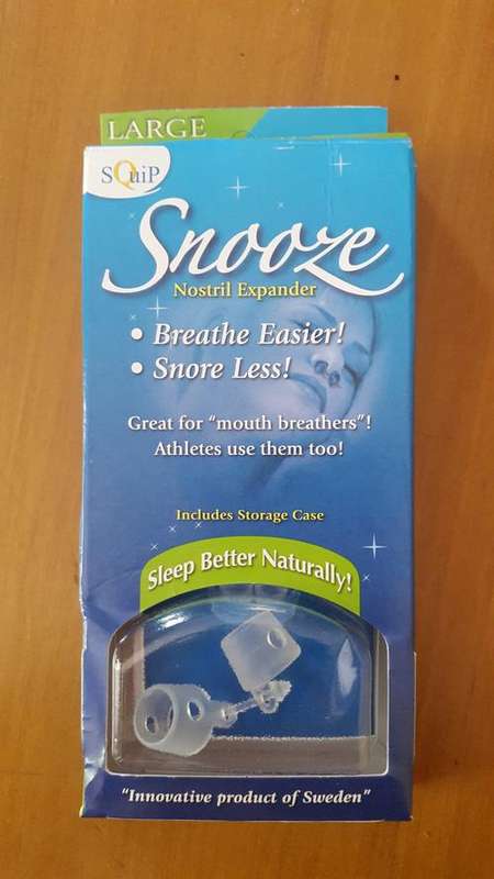 NEW Squip Snooze Nostril Expander. Breathe Easier! Snore Less! Great for "mouth breathers", athletes