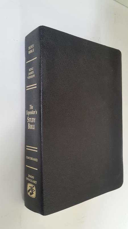 NEW The Expositor's Study Bible. Concordance by Jimmy Swaggart. KJV. Bonded Leather with Gilt Edges.