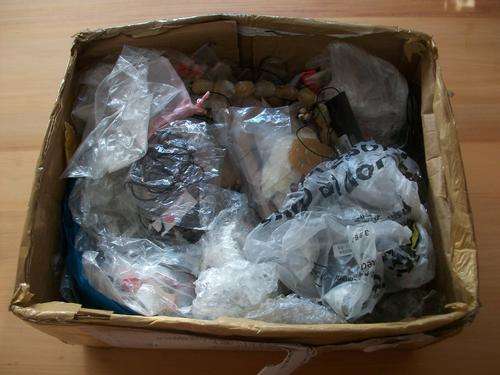 Huge assortment costume jewellery components. High quality components for makers. Box over 5 kg.