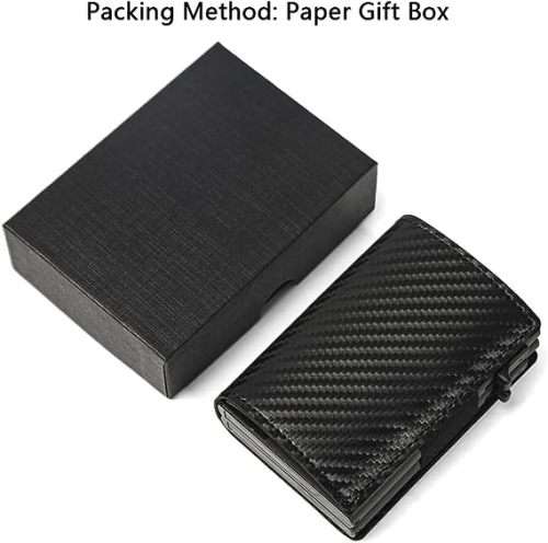 Credit Card Pop Up Wallet - Carbon