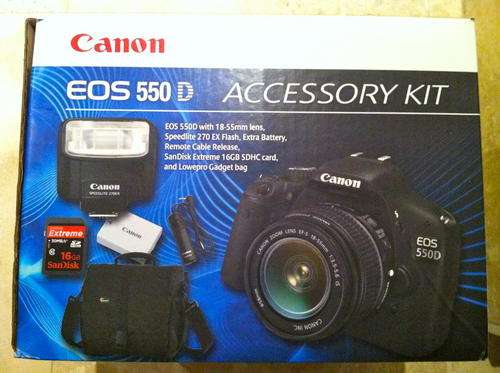 Canon 550D =ACCESSORY Bundle, Brand new still sealed