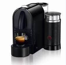 Nespresso Umilk Black D55 coffee machine.