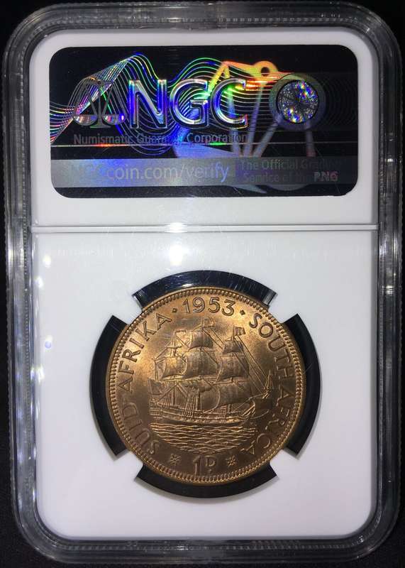 1953 1 PENNY NGC MS64RB 2nd Finest *R1 AUCTION!*