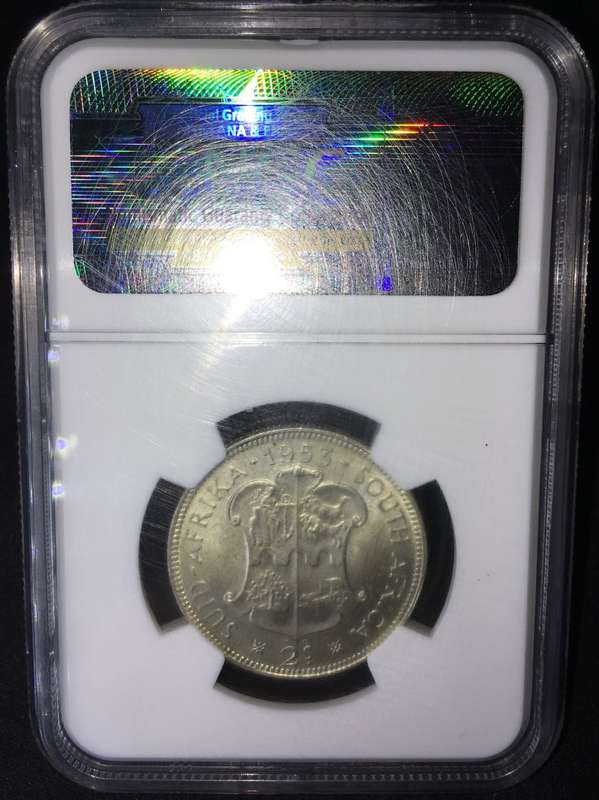 1953 2 SHILLINGS NGC MS62 *R1 AUCTION!*