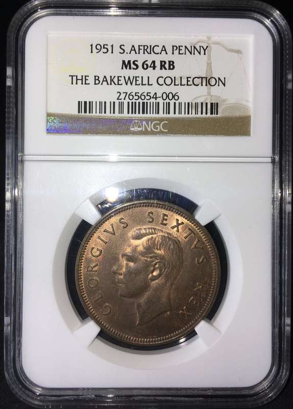 1951 1 PENNY NGC MS64RB 2nd Finest *R1 AUCTION!*