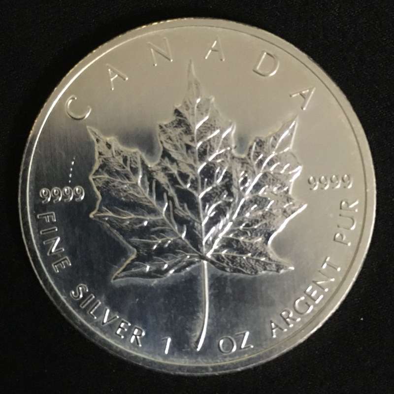 Canadian 99.99% Silver 1oz Maple Leaf Coin 2013