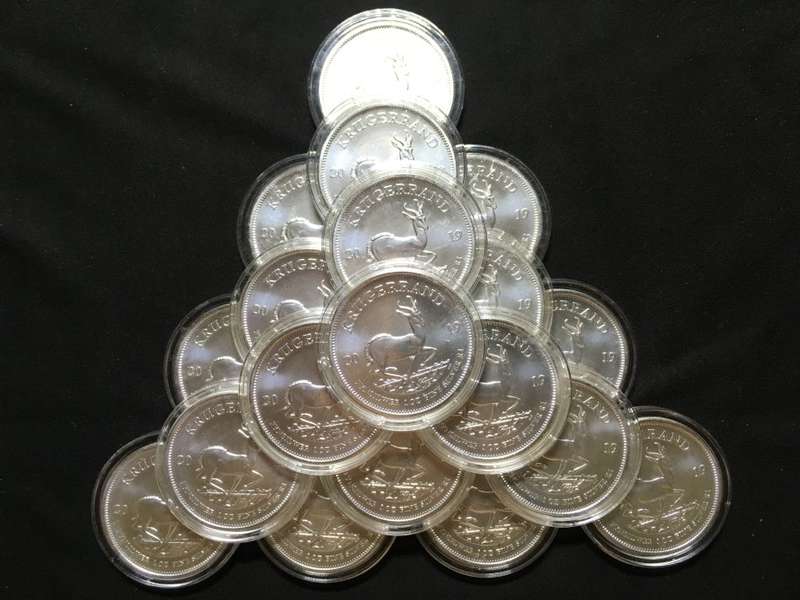 SILVER 1 oz. KRUGERRAND (FREE CAPSULE) 2019.
