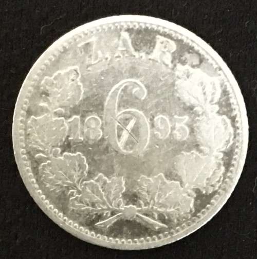ZAR 1895. 6d / Sixpence.