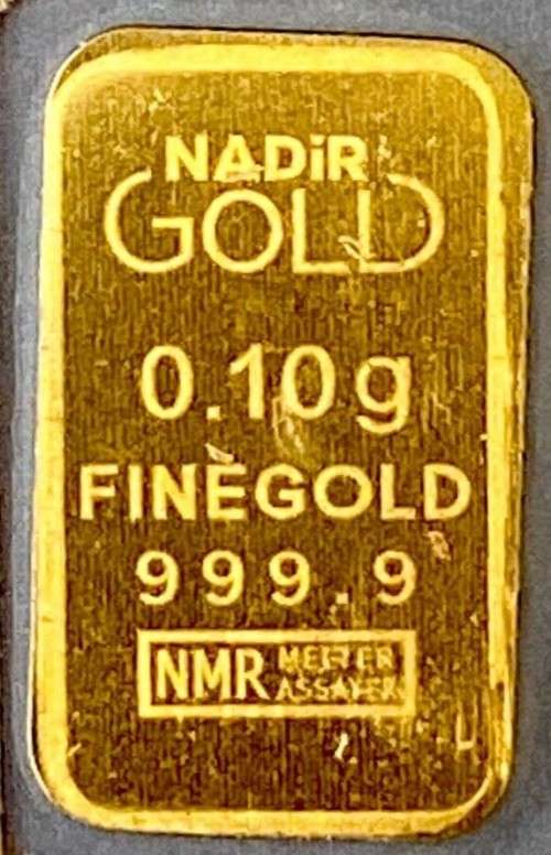 *SALE* Gold Bar .9999 Nadir Karatbars 1/10th Gram Sealed Authentic.