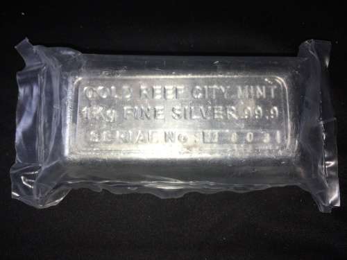 SILVER (1kg) .999 BAR + CERTIFICATE