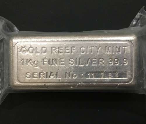 *** SALE *** SILVER 99.9% (1kg / 32.15oz) BAR + CERTIFICATE!