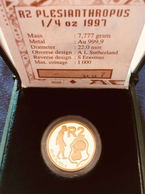 GOLD 1/4 oz .9999 FINE. R2. (1997)