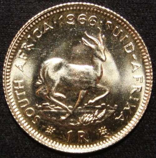 GOLD. R.S.A. R1. (1966) (24 hour Auction)