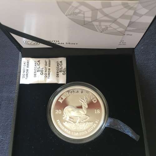 *SALE* |  PROOF | 2018 SILVER KRUGERRAND.