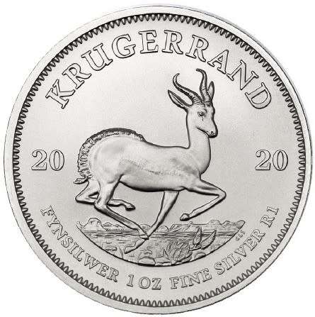 *SALE* | 2020 SILVER KRUGERRAND | BRILLIANT UNC.